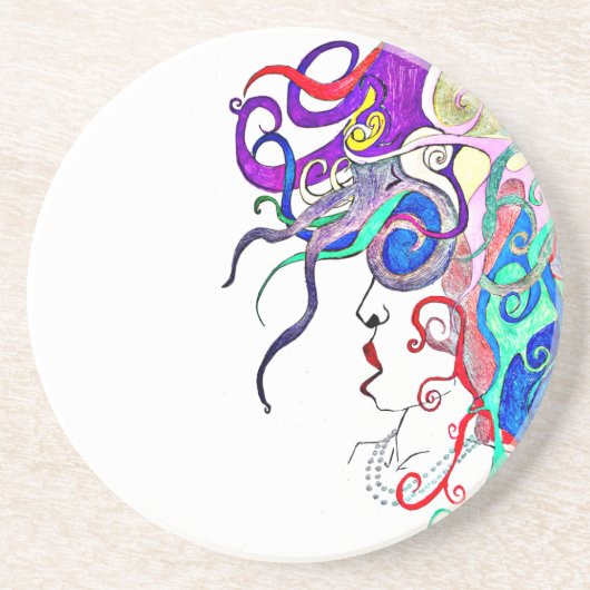 人生の女神 コースター (正面)