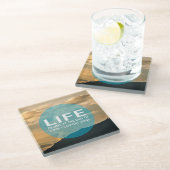 人生の始まり ガラスコースター (アングル)