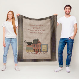 人生の宝もっとも偉大宝 – 初期の国 フリースブランケット