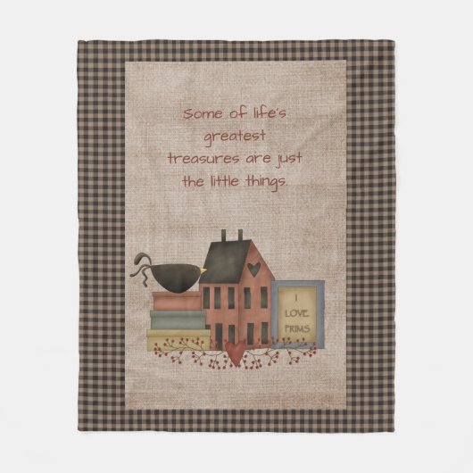 人生の宝もっとも偉大宝 – 初期の国 フリースブランケット (正面)