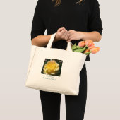 人生の宝物!バラと良い友達 トートバッグ (正面(商品))