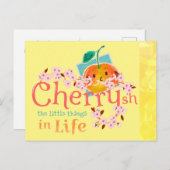 人生の小さな事柄をチェリー – パニーガーデン ポストカード (正面/裏面)