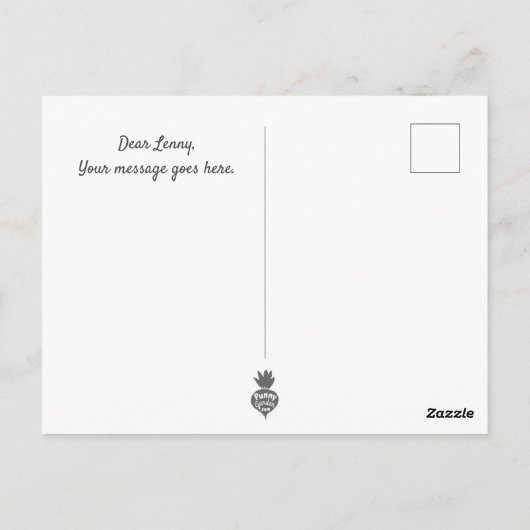 人生の小さな事柄をチェリー – パニーガーデン ポストカード (裏面)