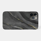 人生の小さな教訓 ブラック&ゴールド 自己発見 Case-Mate iPhoneケース (裏面(横))