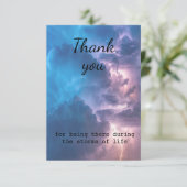 人生の嵐に見舞われてありがとう サンキューカード (スタンド正面)