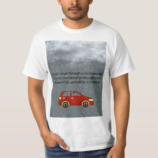 人生の嵐Tシャツ Tシャツ (正面)