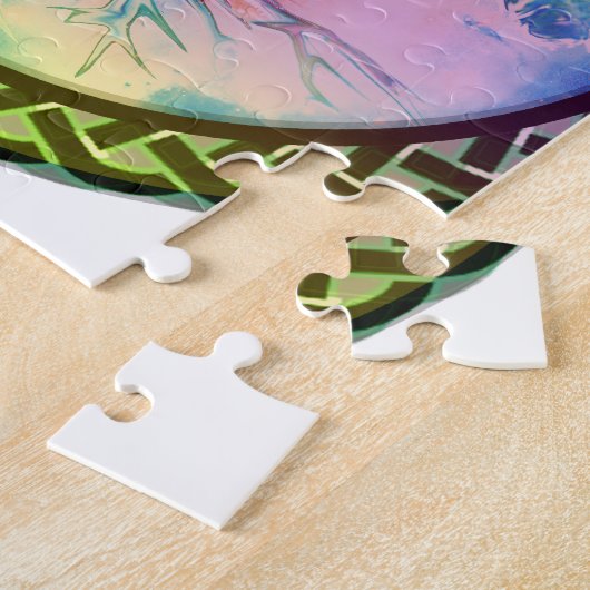 人生の平穏の木 ジグソーパズル (側面)