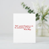 人生の幸もっとも偉大せ ポストカード (スタンド正面)