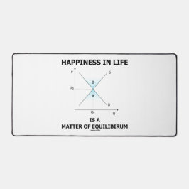 人生の幸福は均衡の問題である デスクマット