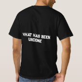 人生の引用Tシャツ Tシャツ (裏面)