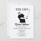 人生の引退で新しい時代のスタートを切る 招待状 (正面)