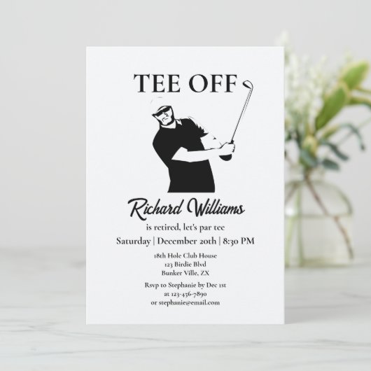 人生の引退で新しい時代のスタートを切る 招待状 (スタンド正面)