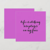 人生の彫刻 2 招待状 (正面/裏面)