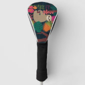 人生の怠惰は遅いそれを取ります ゴルフヘッドカバー (正面)