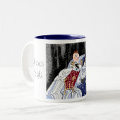 人生の急流に突き刺された時… ツートーンマグカップ (正面左)