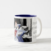 人生の急流に突き刺された時… ツートーンマグカップ (正面右)