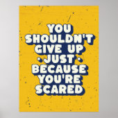 人生の恐怖に対する勇気 ポスター (正面)