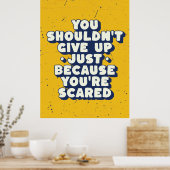 人生の恐怖に対する勇気 ポスター (キッチン)