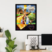 人生の恵みと慈悲の木キリスト教の芸術 ポスター (ホームオフィス)