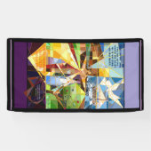 人生の恵みと慈悲の木キリスト教の芸術 横断幕 (横)