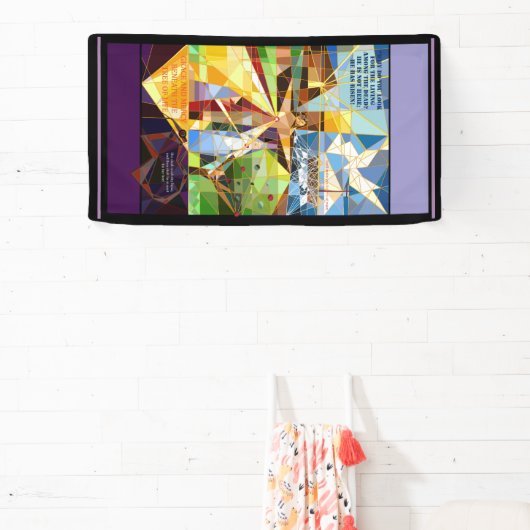 人生の恵みと慈悲の木キリスト教の芸術 横断幕 (インサイチュ)