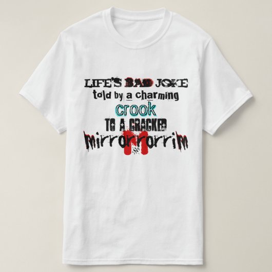 人生の悪い冗談 Tシャツ (デザイン正面)