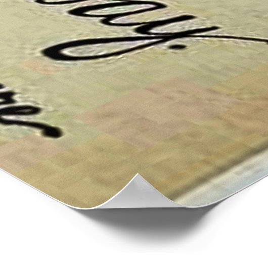 人生の意義 ポスター (角)