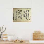 人生の意義 ポスター (キッチン)