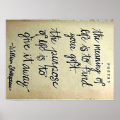 人生の意義 ポスター (正面)