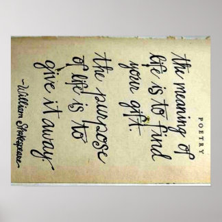 人生の意義 ポスター