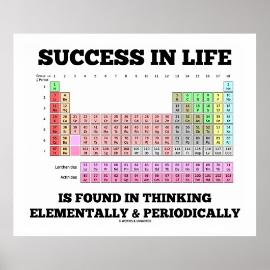 人生の成功は人の要素に考えるある ポスター (正面)