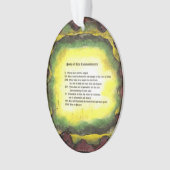 人生の戒めの道 オーナメント (正面)