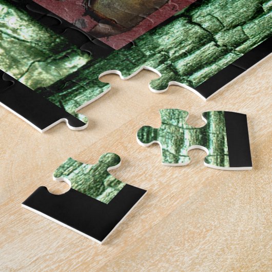 人生の戒めの道 ジグソーパズル (側面)