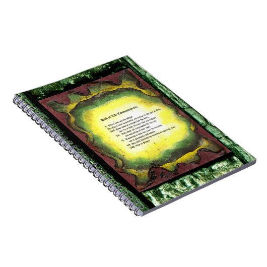 人生の戒めの道 ノートブック (右側)