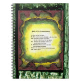 人生の戒めの道 ノートブック (正面)