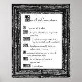 人生の戒めの道 ポスター (正面)