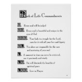 人生の戒めの道 ポスター (正面)