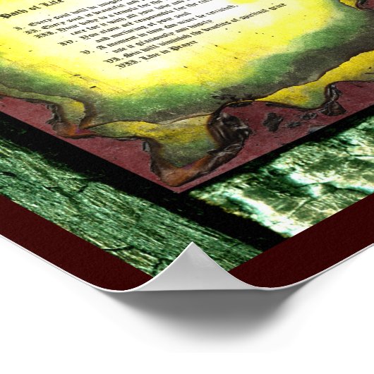 人生の戒めの道 ポスター (角)