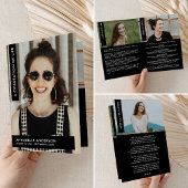 人生の折り畳みエレガント式モダンのお祝い プログラム