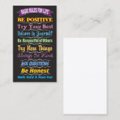 人生の指針 励ましカード コーリングカード (正面/裏面)