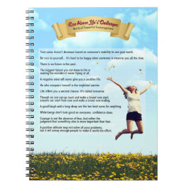 人生の挑戦から抜け出す – ユーモア、希望、勇気 ノートブック