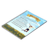 人生の挑戦から抜け出す – ユーモア、希望、勇気 ノートブック (左側)