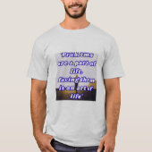 人生の挑戦Tシャツ Tシャツ (正面)
