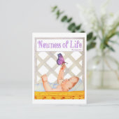 人生の新し感動的さ ポストカード (スタンド正面)