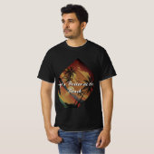 人生の方がビーチの夕日 Tシャツ (正面フル)