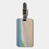 人生の方がビーチ ラゲッジタグ (正面縦)
