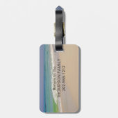 人生の方がビーチ ラゲッジタグ (裏面縦)