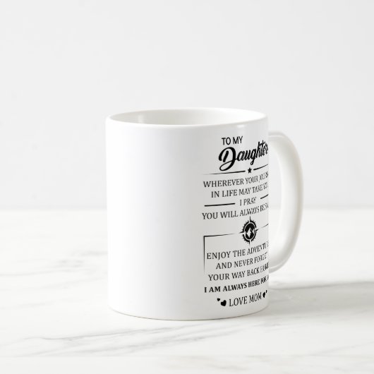 人生の旅があなたを連れて行く場所 コーヒーマグカップ (正面右)