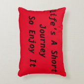 人生の旅のアクセント枕 アクセントクッション (正面(垂直))