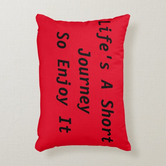 人生の旅のアクセント枕 アクセントクッション (正面(垂直))